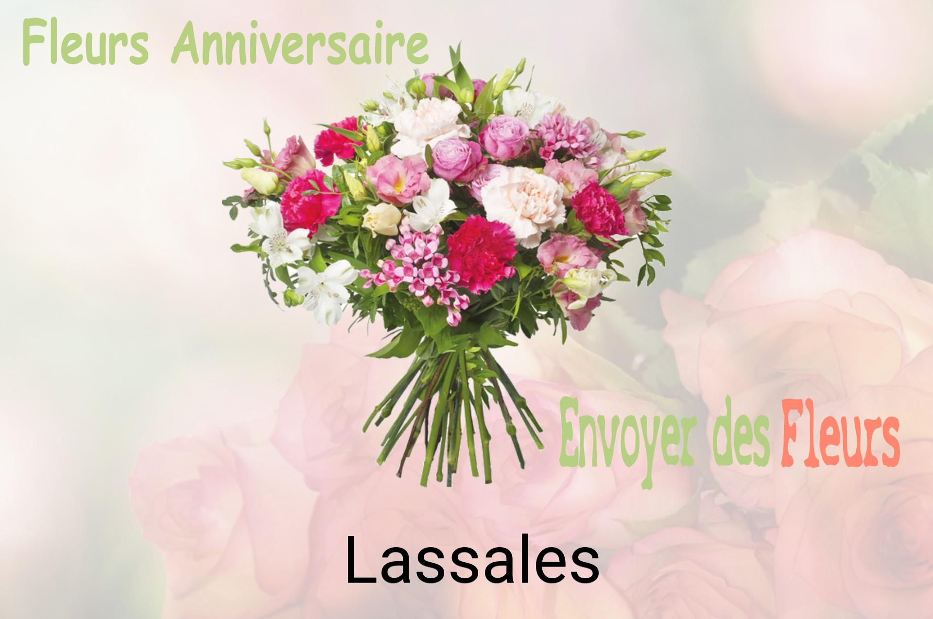 Bouquet de fleurs d’anniversaire livré à Lassales